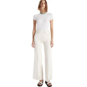 NEW MOTHER SUPERIOR The Side Zip Roller Skimp Flare Leg Jeans NWT